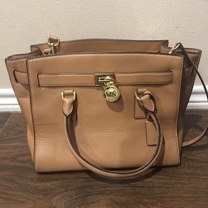 Tan MK purse